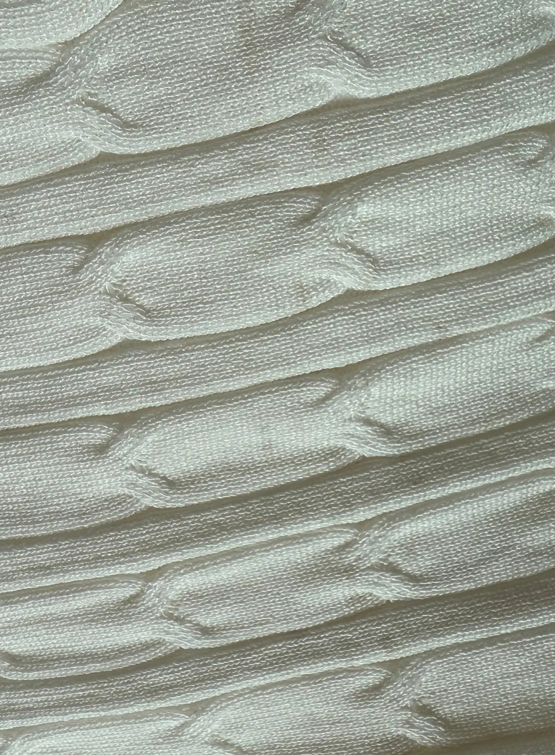 ELÉA IMPARFAITE - Ensemble de grossesse en maille blanc