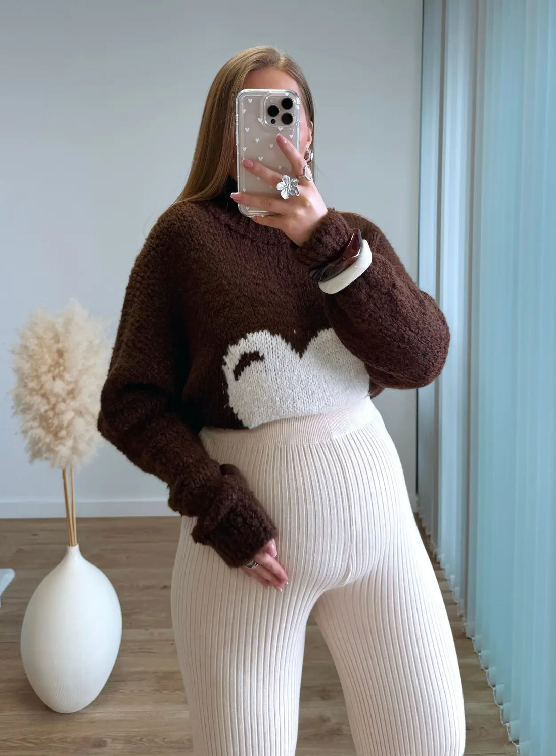 NOA - Pantalon de grossesse côtelé beige