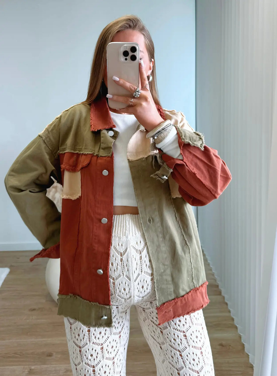 LUCY - Veste chemise de grossesse en jean